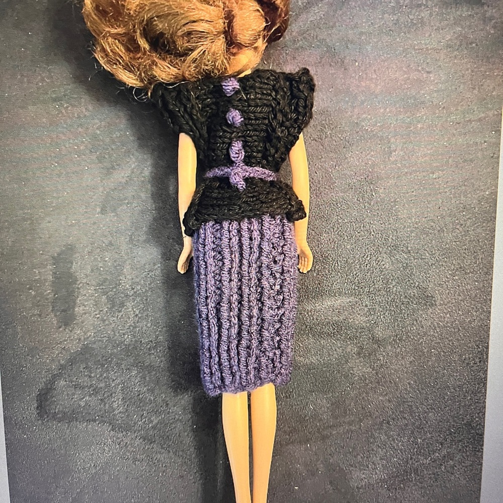 Barbie Doll Knitted Outfit
